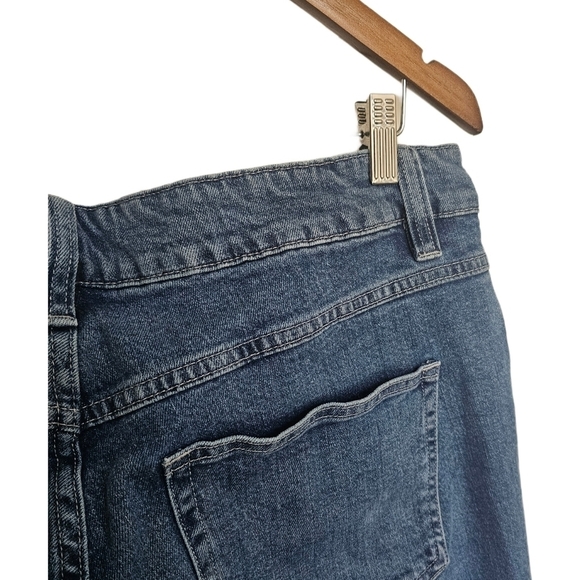 J.Crew high rise wide leg blue denim jeans size 32 - Picture 6 of 8